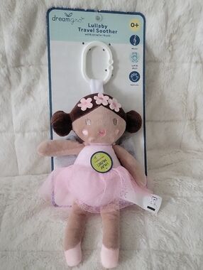 Dreamgro Lullaby Travel Soother Plush Fairy Doll - Pink